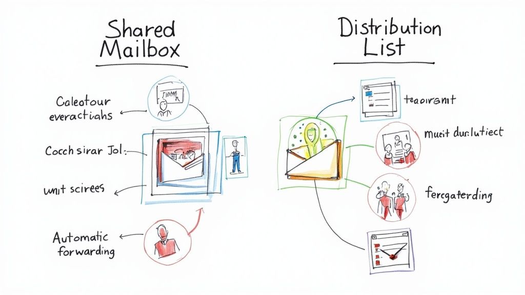 Distribution List vs Shared Mailbox: When to Use Which (2026 Guide)